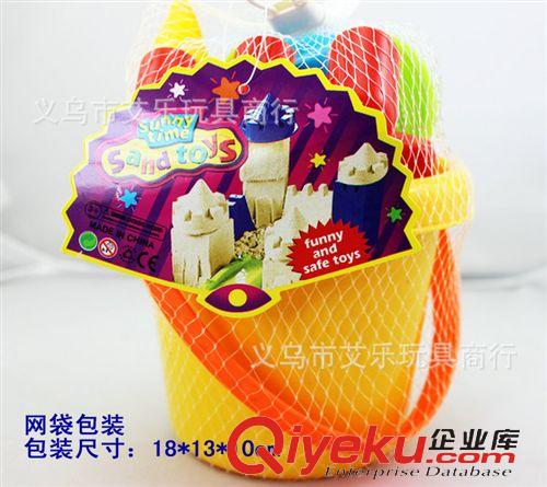 夏天玩具 塑料玩具廠家供應(yīng)夏天挖沙兒童玩具  6件套沙灘桶 玩沙工具套件原始圖片2