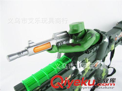 電動玩具 廠家供應 紅外線閃光發(fā)聲 兒童電動玩具機關(guān)槍 沖鋒槍原始圖片2