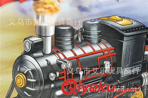 電動玩具 2013新款復古 軌道玩具車 帶路標 電動仿古火車 兒童盒裝禮品原始圖片2