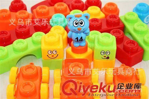 益智玩具 年底元旦 地攤熱賣玩具 兒童益智玩具塑料積木 環保大顆粒積木原始圖片2