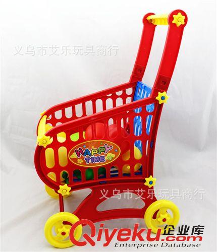 過家家玩具 批發 兒童過家家 仿真超市購物車 兒童購物車手推車 水果車玩具原始圖片2