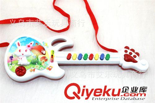 嬰幼兒教具 供應地攤貨源 兒童益智小玩具地攤 兒童玩具吉他 仿真樂器批發原始圖片2