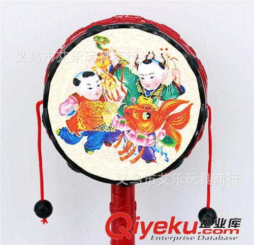 嬰幼兒教具 現(xiàn)貨批發(fā) 木制撥浪鼓|嬰兒撥浪鼓玩具|傳統(tǒng)玩具|響鼓 恭喜發(fā)財(cái)