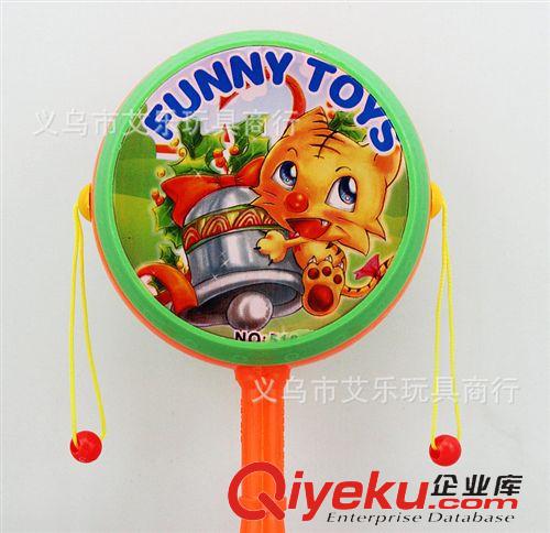 嬰幼兒教具 供應(yīng)小額混批義烏嬰幼兒教具 地?cái)傆H子互動(dòng) 塑料兒童撥浪鼓批發(fā)原始圖片3