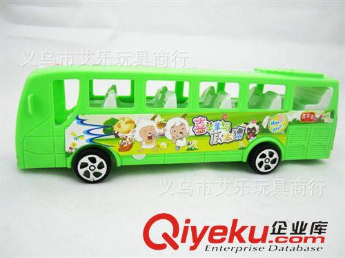 上鏈/回力玩具 浙江小商品批發(fā)市場供應(yīng) 創(chuàng)業(yè)地攤貨源  2元店批發(fā) 城市公交車原始圖片2