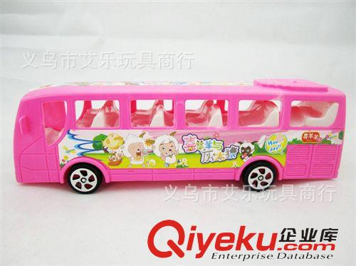 上鏈/回力玩具 浙江小商品批發(fā)市場供應(yīng) 創(chuàng)業(yè)地攤貨源  2元店批發(fā) 城市公交車原始圖片3