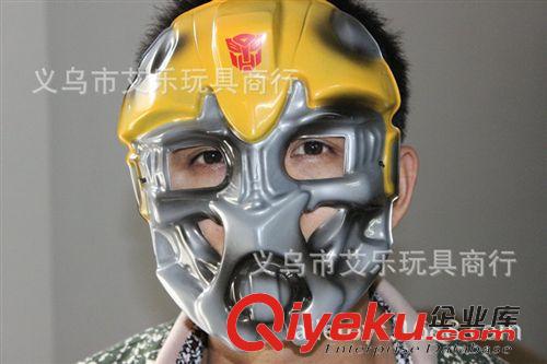 pvc|eva環(huán)保面具 動漫影視變形金剛系列 大黃蜂面具 擎天柱 威震天 霸天虎兒童面具原始圖片2
