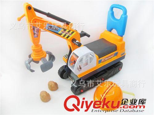 童車 澄海廠家供應(yīng) 小孩子室內(nèi)戶外休閑 市場(chǎng)爆品 兒童可坐挖機(jī)批發(fā)原始圖片2
