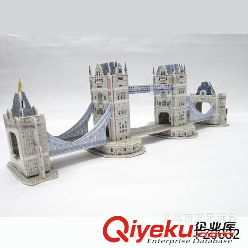 3D立體拼圖 供應(yīng)義烏小商品 英國倫敦雙子橋 3D立體拼圖  益智玩具批發(fā)