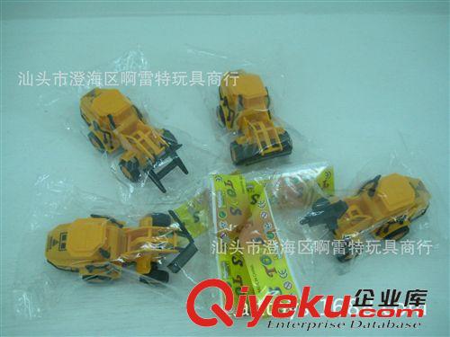 混批區(qū) fzmx 回力迷你工程車 玩具小車益智玩具批發(fā)4款混裝原始圖片2