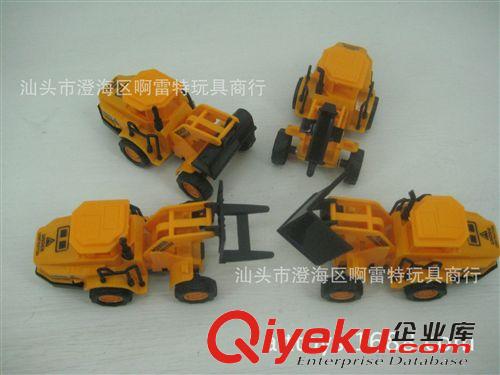 混批區(qū) fzmx 回力迷你工程車 玩具小車益智玩具批發(fā)4款混裝原始圖片3