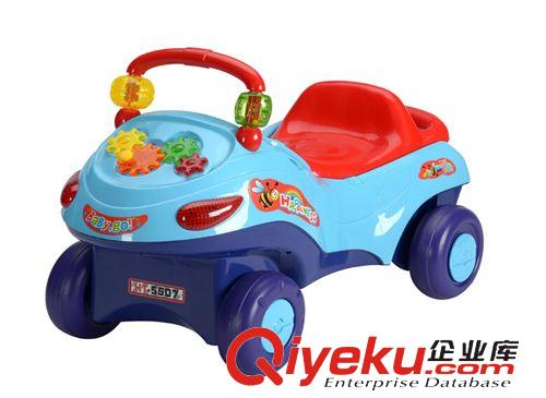 恒泰 童車專區(qū) 批發(fā)恒泰5507二合一多功能電子琴音樂四輪滑行車新款兒童扭扭車原始圖片2