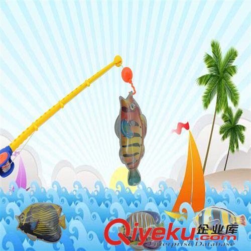 過家家玩具 批發兒童釣魚玩具 親子互動釣魚玩具 透明海洋魚  釣魚竿玩具