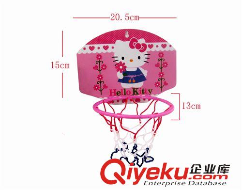 體育玩具 懸掛式兒童籃球板 HELLO KITTY 圖案原始圖片3