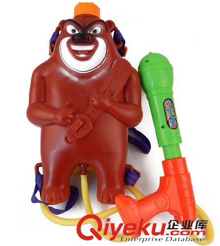 2014夏季爆品 熊出沒背包式水槍 熊大氣壓水炮  兒童夏日戲水玩具 兒童沙灘玩具