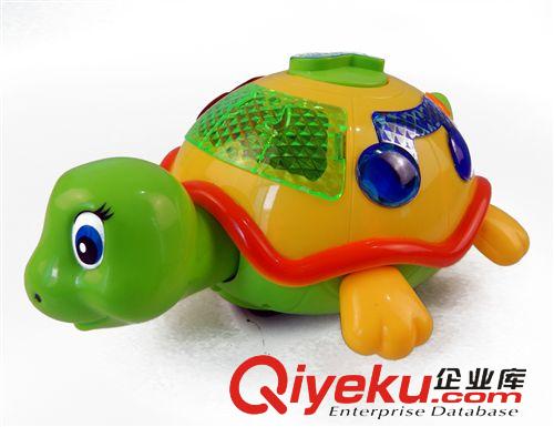 2014夏季爆品 批發(fā) 會(huì)下蛋小烏龜 電動(dòng)萬向帶燈光音樂 兒童益智嬰兒早教玩具原始圖片3