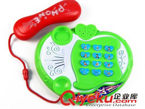 早教類玩具 桃心星光電話學(xué)習(xí)機(jī) 帶燈光音樂 七彩星光投影 兒童啟蒙益智玩具原始圖片2
