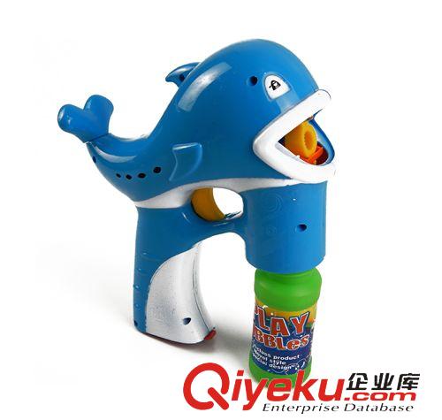 電動類玩具 批發(fā) 兒童電動玩具 帶雙瓶水海豚音樂燈光泡泡槍 全自動泡泡槍
