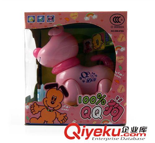 電動(dòng)類玩具 批發(fā) 大號(hào)萬向電動(dòng)QQ狗 帶音樂燈光 還會(huì)叫 兒童玩具 淘寶熱銷原始圖片2