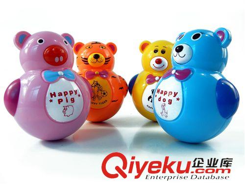 電動類玩具 廠家直銷 音樂燈光益智不倒翁 超可愛兒童玩具 小熊搖擺不倒翁原始圖片2