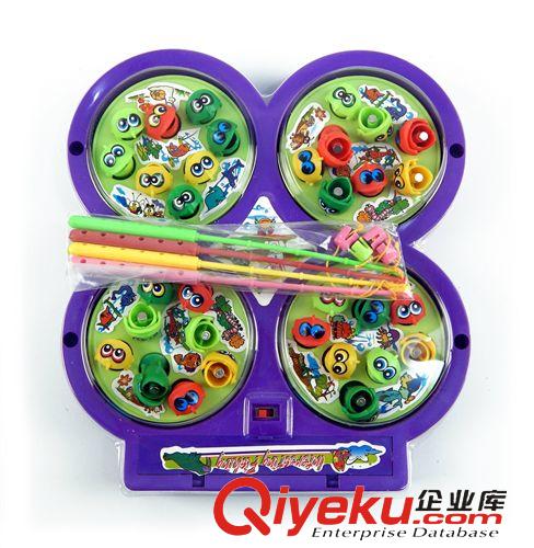 過家家類玩具 批發(fā) 磁性電動音樂釣魚盤 大盤磁性釣魚 兒童釣魚玩具 益智玩具