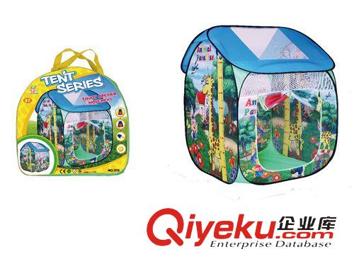 野營帳篷類 廠家批發 長頸鹿卡通四面印花兒童帳篷 室內戶外玩具屋 兒童樂園原始圖片2