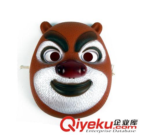 按年齡分類 批發(fā) 熊出沒兒童動(dòng)漫面具 熊大熊二 兒童節(jié)日禮品玩具 地?cái)偀豳u原始圖片2