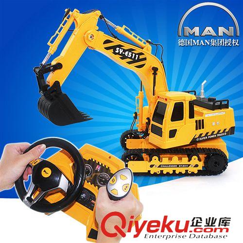 遙控工程車 升級(jí)版雙鷹方向盤遙控工程車E526-001遙控吊車兒童電動(dòng)玩具車模型