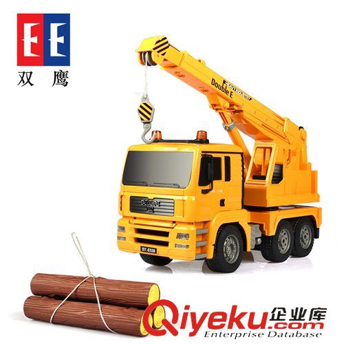 遙控工程車 升級(jí)版雙鷹方向盤遙控工程車E526-001遙控吊車兒童電動(dòng)玩具車模型原始圖片2