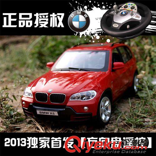 按遙控器分 廠價批發(fā) 雙鷹方向盤遙控車E618-001寶馬X5 充電 兒童電動玩具車原始圖片2