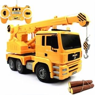 按遙控器分 廠價(jià)批發(fā) 雙鷹遙控工程車E516-001遙控吊車 可升降聲音兒童玩具原始圖片3