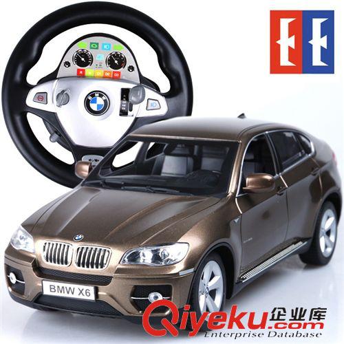 按比例分 促銷 雙鷹方向盤遙控車1:14寶馬X6兒童電動玩具車模e623一件代發(fā)原始圖片2