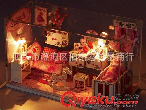 DIY小屋 正品集世嘉《爸爸去哪兒》 3D木質(zhì)立體拼圖 3號房 空中別墅