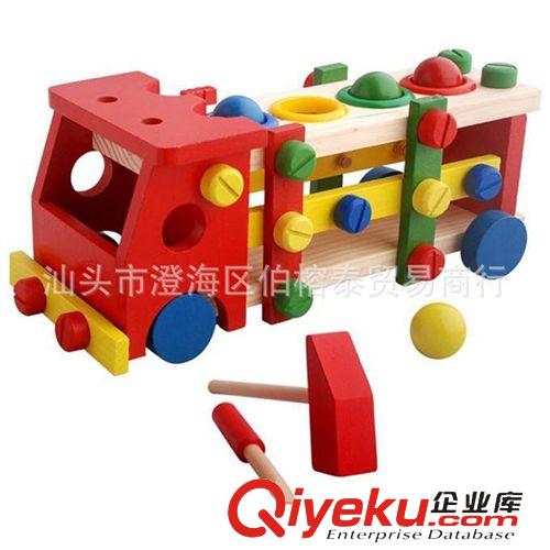 木質玩具 80粒大塊優質木制積木 字母交通場景積木玩具 手提盒裝 送環保袋