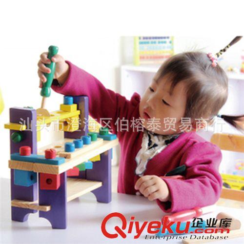 木質(zhì)玩具 兒童益智木制玩具 多功能工具臺螺絲組合拼裝拆裝玩具 手眼協(xié)調(diào)原始圖片2
