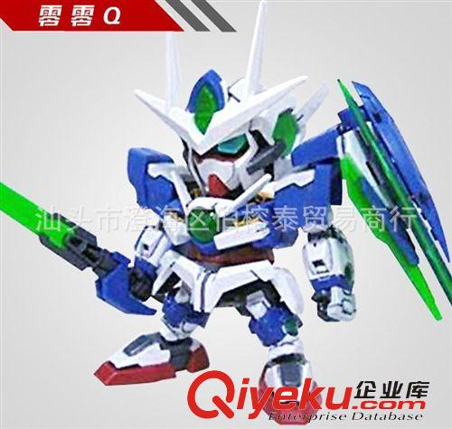 拼裝模型 啟越國產 Q版BB戰士SD敢達 高達00 拼裝益智模型 男孩玩具 送支架