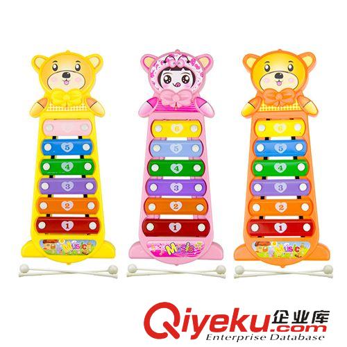 新品上市 嬰兒玩具 八音兒童玩具寶寶敲琴 卡通敲琴6個月1-3 寶寶早教樂器原始圖片2