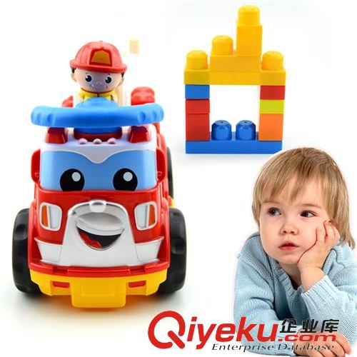 新品上市 DS927J01兒童玩具 拼裝益智積木玩具積木消防車 開發(fā)寶寶動手能力原始圖片2