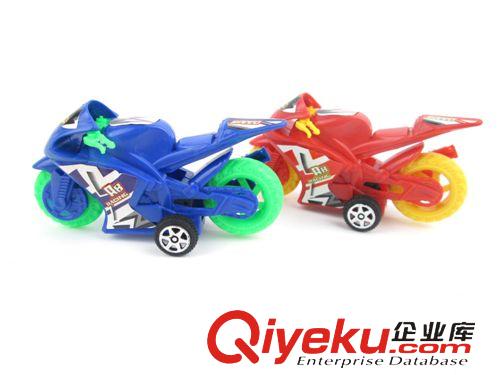 回力/慣性玩具 廠家直銷回力小摩托 兒童玩具車 迷你仿真玩具賽車 地?cái)偀徜N原始圖片2