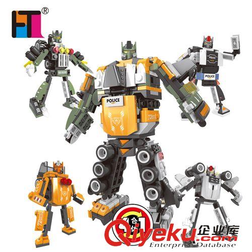 益智玩具 zp巧樂童 變形機器人拼裝拼插積木益智玩具 酷跑30101-03