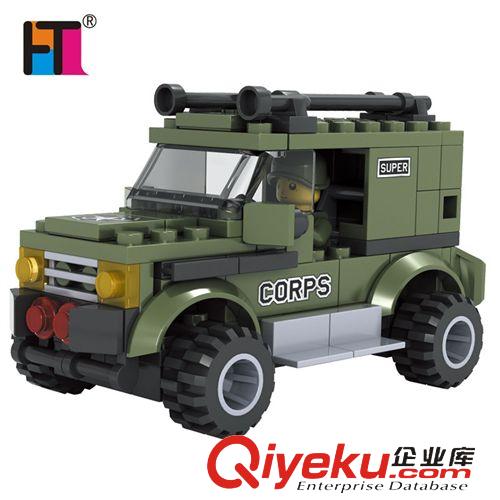 益智玩具 zp巧樂童 啟蒙式變形機器人拼插積木益智玩具 暴擊30100-02原始圖片3