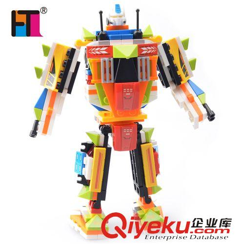 益智玩具 zp巧樂童 積木益智玩具 小型變形戰隊 4合1 30102-01-04原始圖片3