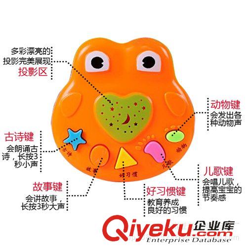 按品牌分類 兒童投影故事機(jī) 兒童寶寶早教益智玩具 廠家直銷熱賣地?cái)偼婢吲l(fā)原始圖片2
