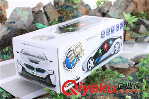 9折清倉區 新款熱銷電動萬向帶3D燈光音樂寶馬概念車模型電動玩具車批發818原始圖片3