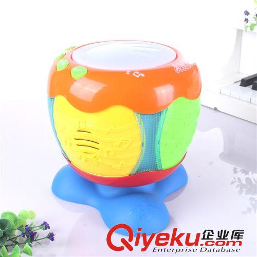 按年齡分類 新款熱銷手拍鼓寶寶發光音樂拍拍鼓嬰幼兒早教玩具寶寶玩具鼓原始圖片3