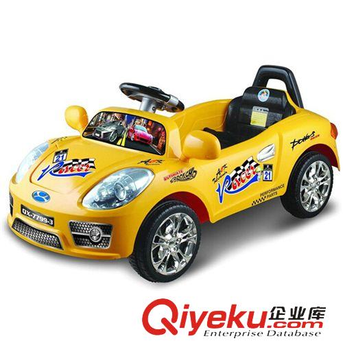 童車/搖籃秋千/坐便器 群興 7799-3 電動遙控汽車兒童電動遙控車寶寶玩具車四輪可坐童車原始圖片3