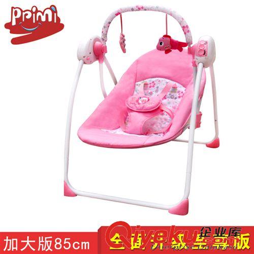 童車/搖籃秋千/坐便器 2014新款嬰兒搖籃電動(dòng)?jì)雰捍矒u床帶音樂寶寶床P-C828原始圖片2