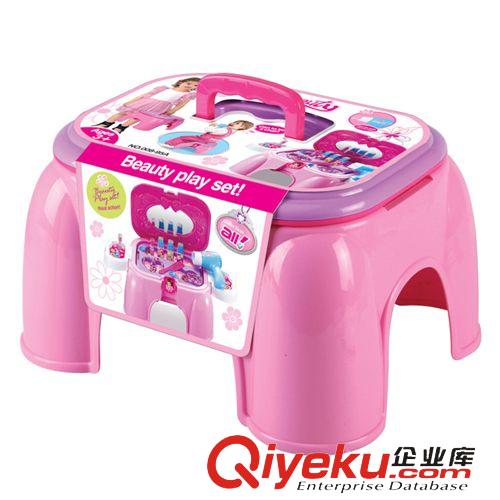 品牌代銷玩具 新款仿真梳妝臺 兒童過家家玩具 女孩梳妝臺 妝扮原始圖片3
