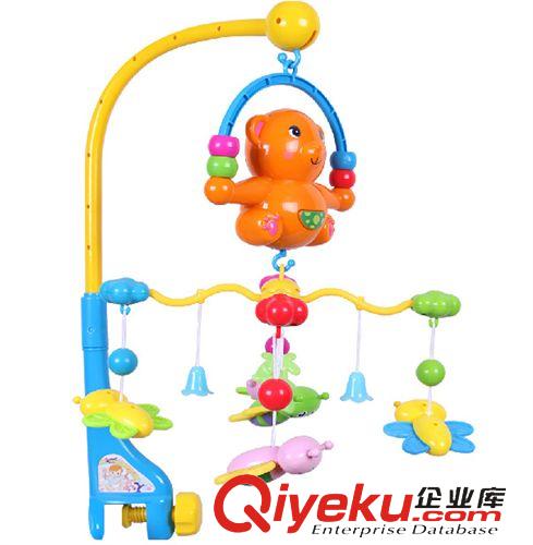 嬰幼兒玩具 優貝比 嬰兒寶寶床頭音樂掛鈴 轉轉樂床鈴音樂旋轉床掛搖鈴玩具原始圖片2