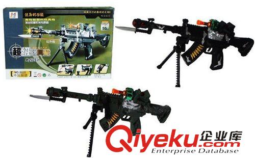 電動(dòng)音樂槍 美智廠超級玩具槍 電動(dòng)機(jī)關(guān)槍 沖鋒槍 帶振動(dòng)紅外線燈 8625電動(dòng)槍原始圖片3